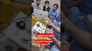Laparoscopic simulation at Jinnah hospital Lahore