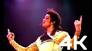 Michael Jackson - Dangerous Tour Live in Tel Aviv (September 21, 1993) Snippets in 4K