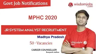 MPHC 2020 Notification | 50 Jr System Analyst Vacancies in Madhya Pradesh @Wisdom Jobs