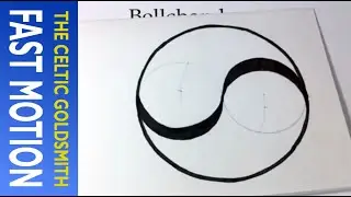 How to Draw Celtic Patterns 158 - Double Spiral (Fast Motion 4)