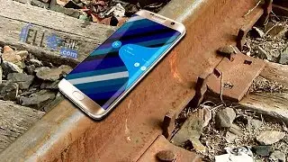 Samsung S8 Edge Vs Train Road