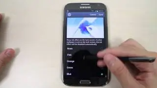 How to use ink effect on lockscreen on Samsung Galaxy Note 2