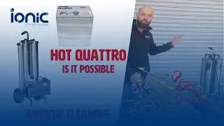 Portable Hot Reverse Osmosis Window Cleaning System