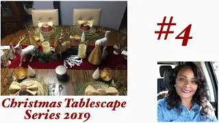 #2019ChristmasTableScape #2019Holiday #ChristmaDecor 2019 Christmas TableScape