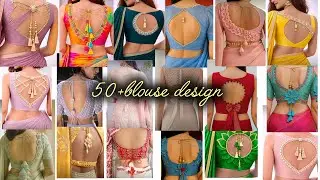 50+ back blouse 💕design collection 😱 viral back blouse design @littledesigneranshika_9