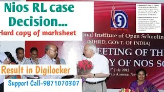 Nios. Nios RL. Nios hard copy marksheet. Certificate. Migration. Nios result.Nios help9871070307Nios
