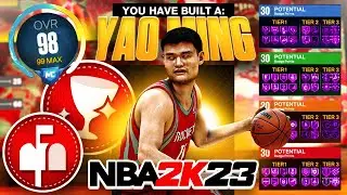 BEST INSIDE CENTER BUILD & BADGES ON 2K23! BEST PAINT BEAST - GRAB EVERY REBOUND WITH THIS 7'0 BIG!