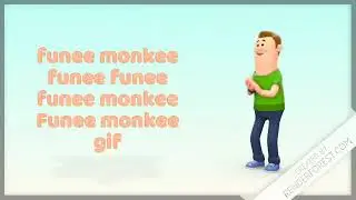i9bonsai-funee monkee gif lyrick video