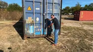 Removing Container Door Lock Cambers