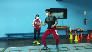 Esgrima, Técnica de Desplazamiento