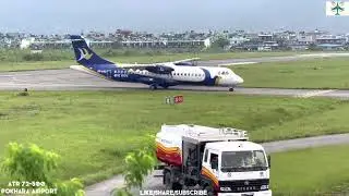 Buddha Air / landing/pokhara Airport |full video link in description