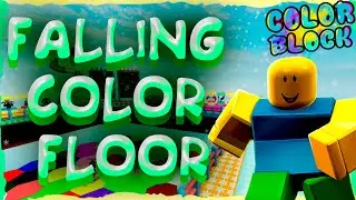 ROBLOX FALLING COLOR FLOOR | FUNNY ROBLOX COOL MOMENTS CHALLENGE