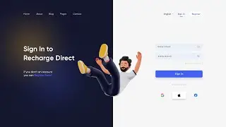 Create a Responsive Login Page - Dark & Light Mode with HTML, CSS, JS!