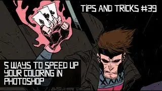 Comic Book Coloring Tips and Tricks Episode 39: 5 Ways to Speed Up
