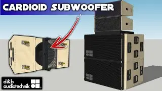DIY Speaker Box / PLAN Skema Box D&B J SUB cardioid subwoofer 3x18 Inch