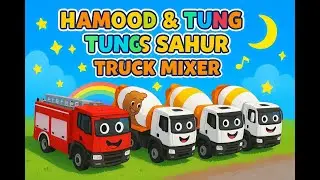Hamood Habibi & Tung Tung Sahur Mixer Trucks + Fire Truck! FS22 Funny Challenge | Ali Farm