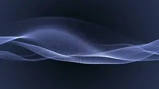 Abstract wave motion background. Looping 4K video.