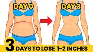 5 Minute STANDING ABS Workout 💕 Lose Your BELLY FAT in 3 Days!