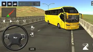 Euro Bus Driving Game Public Transportation 2024 -  Indonesia Bus Simulator Android Gameplay #644