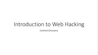 Content Discovery - Tryhackme