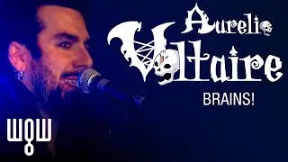 Whitby Goth Weekend - Aurelio Voltaire - 'Brains!' Live