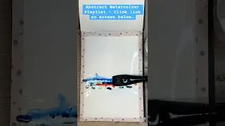 How to paint abstracts in Watercolour / try these genius Hacks #Watercolour #WatercolourTechniques