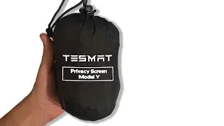 TESMAT Privacy Screen for Tesla Model Y Setup Video