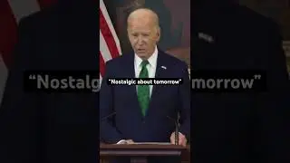 President Biden quotes himself, then says that&rsquo;s an original quote unfortunately #2024 ￼