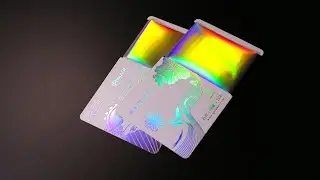 Invisible Color Hologram Stamping Foil Material, Rose Gold