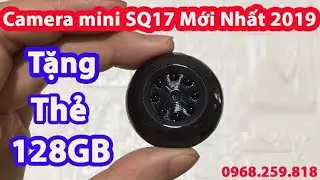 Camera SQ17 mini wifi kết nối với điện thoại từ xa qua điện thoại  mắt hồng ngoại quay đêm - Full 4K