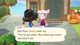 Diana Fauna and Beau Cute moments Animal crossing