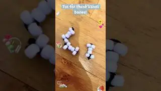 Kandi bone tutorial! #kandi #kandikid #kandibeads #ponybeads #cute #shorts #bones #beads