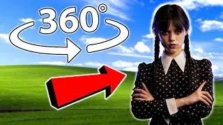 360&deg; Wednesday Addams Finding Challenge But it's 360&deg; degree video | VR