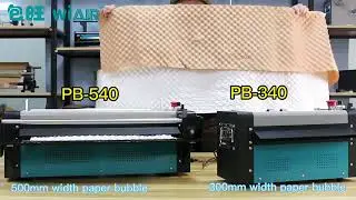 PB540 & PB340 Paper Bubble Machine - The Best Substitute for Plastic Packaging Equipment