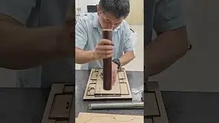 How to make a wooden steel rule die #steelruledie #machine #TSD LASER