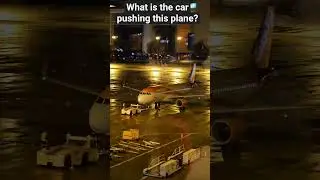 What is the car pushing this plane? #travel #germany #plane #aviation