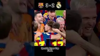 FC Barcelona Vs Real Madrid | Final Spanish Super Cup 2025/2026 #shorts #shortvideo #elclasico