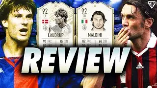 ♻️ Review LAUDRUP 90 MALDINI 92 Fifa 20 Icon Swaps 3