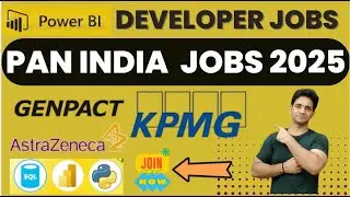 GENPACT | KPMG | AMAZON Power BI Jobs | Salary Power BI 2025 |  Power BI Jobs in Bangalore