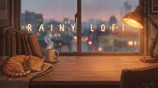 Cozy Rainy Window  1 Hour Lofi Hip Hop Mix - Beats to Relax / Study / Sleep