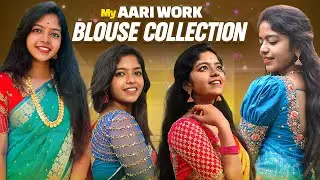 My Aari work blouse collection✨🤩 | Pongal outfit reveal😍 | #missmiracle
