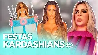 FESTAS KARDASHIANS: 40 ANOS DA KIM, HOLOGRAMA DO PAI, CABEÇÕES INFLÁVEIS (PARTE 2) | Foquinha