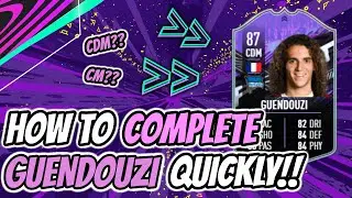 FIFA 21 *NEW* GUENDOUZI WHAT IF CARD | ULTIMATE GUIDE HOW TO COMPLETE QUICKLY & EASILY | FUT 21!!