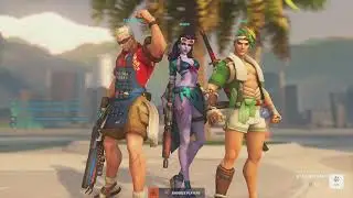 Overwatch 2 Winston's Beach Volleyball Gameplay PS5