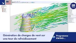 [EN] Programme RWIND Simulation | G&eacute;n&eacute;ration de charges de vent sur une tour de refroidissement