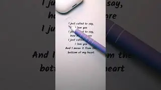 Practice English with &ldquo;I Just Called To Say I Love You&rdquo; by Stevie Wonder 📞❤️