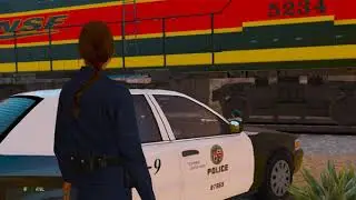 GTA 5 PC BNSF Train