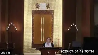 Rabbi Maddy Anderson introduces herself to CBB