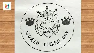 International Tiger Day Drawing