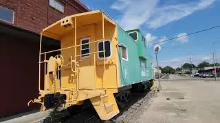 Burlington Northern Caboose: исследуйте Центрейлию, Иллинойс! #railfanning